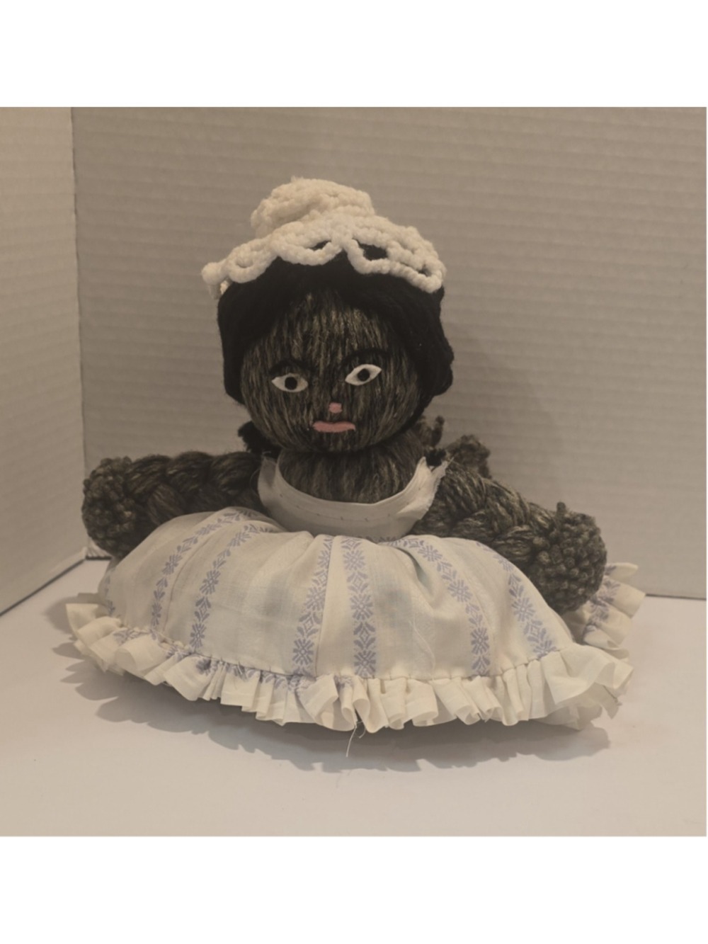 VTG Handmade Yarn Doll